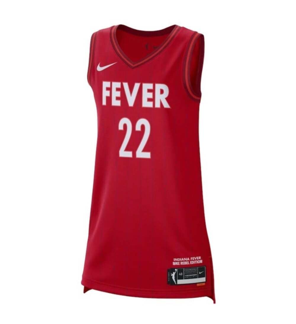 Nike Caitlin Clark Indiana Fever WNBA Rebel Edition Jersey DR8398-659 Womens L - Picture 2 of 12